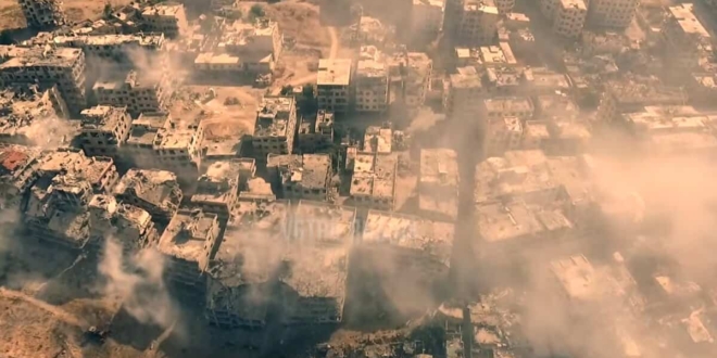 Un drone russe filme des images de la guerre en Syrie