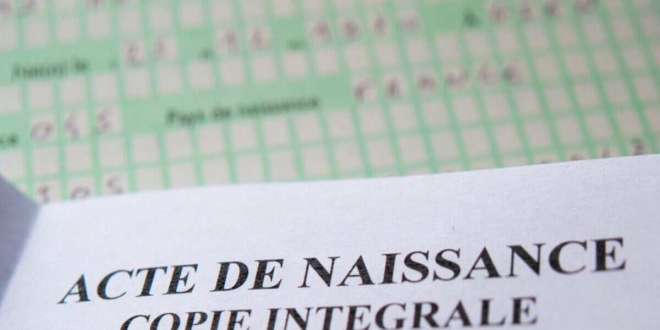 acte de naissance france